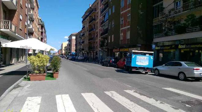 Viale Dante dal 20 chiuso incrocio con via Nasolini. Percorsi