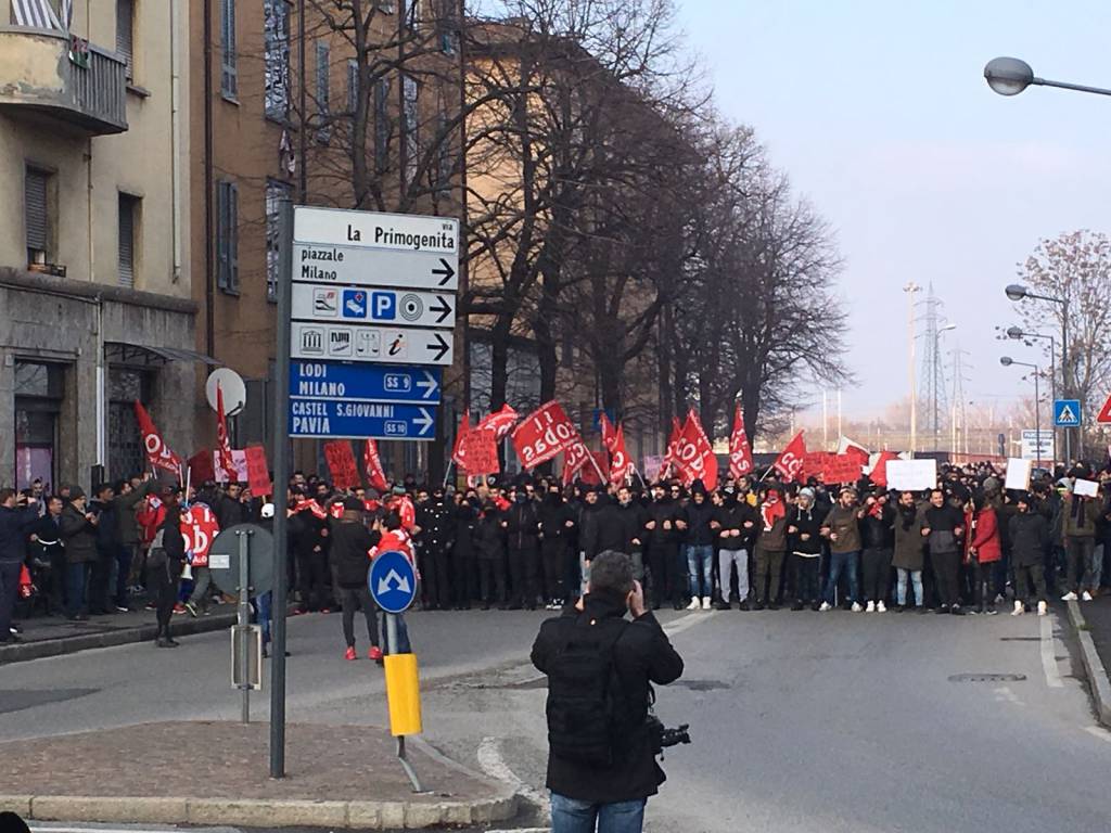 Manifestazione antagonista contro il fascismo