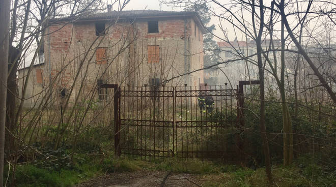 L'incendio in via Nino Bixio