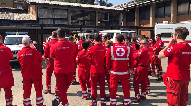 Croce Rossa: lezione pratica per i 60 futuri volontari