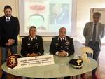 La conferenza stampa dei carabinieri