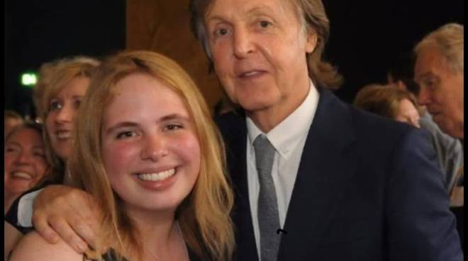 Ginevra e Paul McCartney