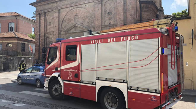 Vigili del fuoco e polizia