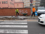 I lavori sulle strade cittadine