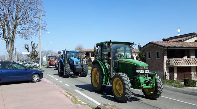 La protesta dei trattori arriva in città