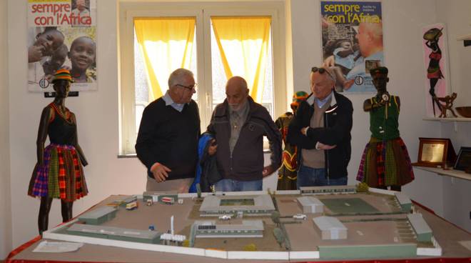 fratel elio croce in visita ad Africa Mission