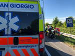 incidente a Borghetto a moto