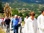 Bramaiano, la processione con la statua dell'Assunta