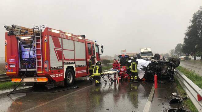 Gariga Perde Il Controllo Dell Auto E Si Ribalta 49enne Ferito Piacenzasera It