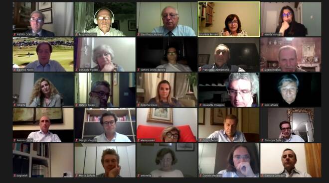 La conviviale online del Rotary Piacenza