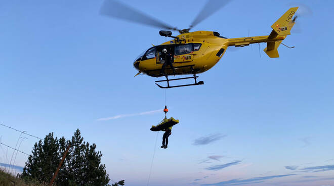 Elicottero soccorso alpino