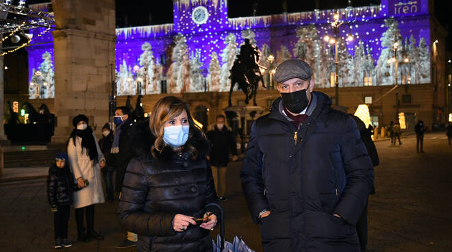 Le luminarie di Natale in centro storico