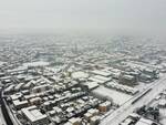 Piacenza panorama sotto la neve