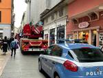 Incendio in via XX Settembre