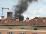 Incendio in via XX Settembre