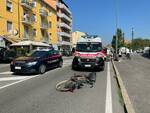 Incidente via XXIV maggio ciclista investita