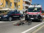 Incidente via XXIV maggio ciclista investita