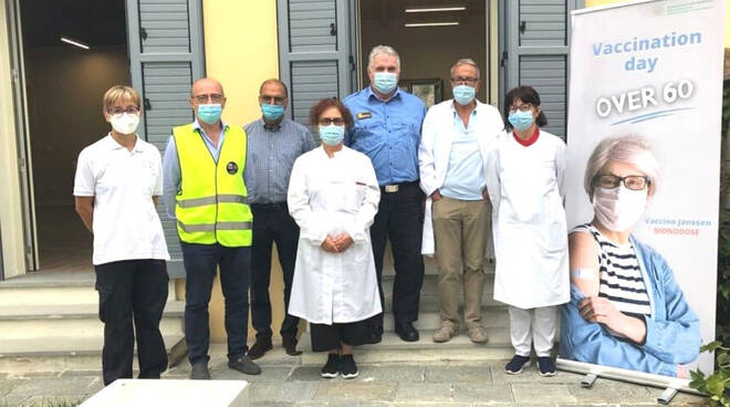 Open day vaccinale a Marsaglia (foto Ausl)