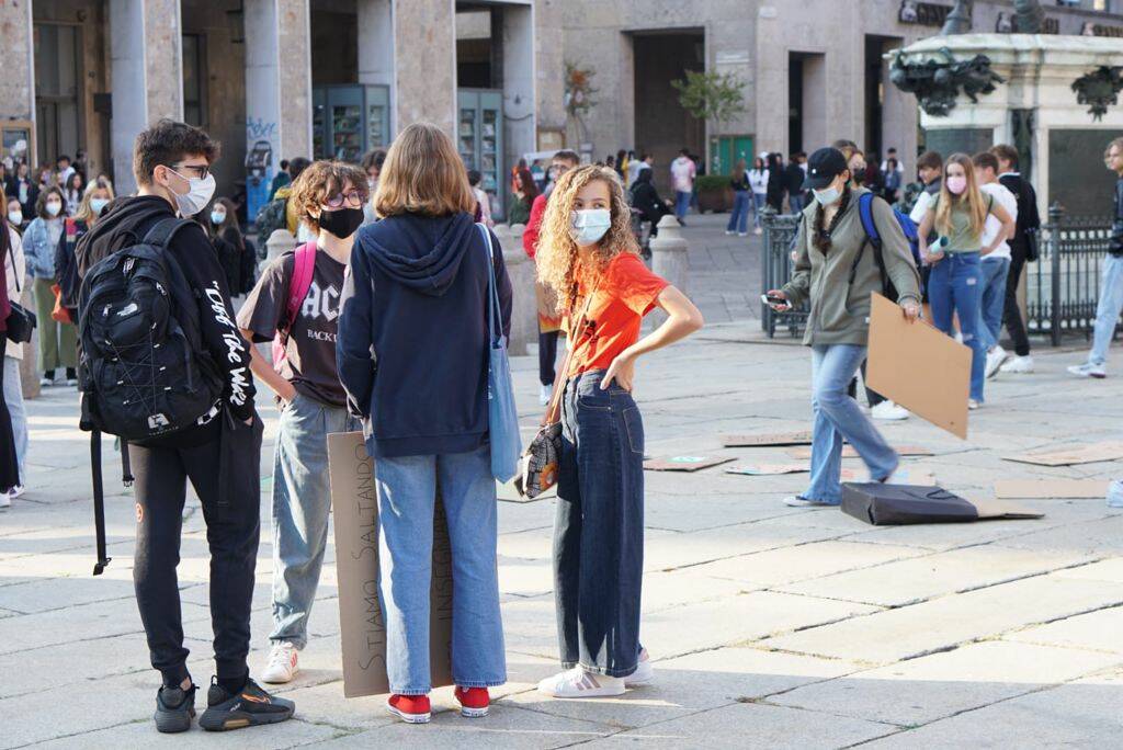 Fridays for Future in piazza Cavalli