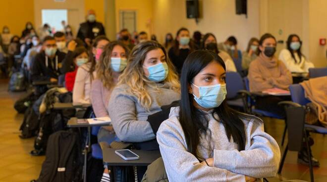 Debutto matricole sede piacentina Corso Infermieristica dell’Università di Parma - 2021