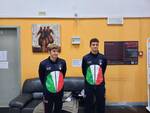 Gli olimpionici Giacomo Carini e Andrea Dallavalle al Gioia