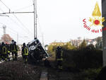 Incidente ferroviario Parma (foto vigili del fuoco)