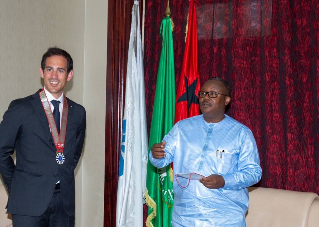 Leonardo Garilli (Round Table Piacenza) in Guinea Bisseau