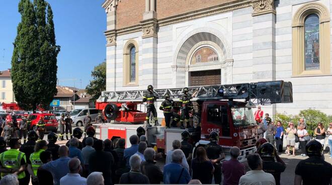 funerali vigile del fuoco Marchini