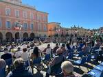 La sfilata degli alpini alla festa granda