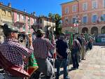 La sfilata degli alpini alla festa granda