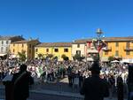 La sfilata degli alpini alla festa granda