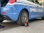 bottiglie polizia