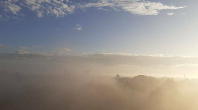 nebbia a Piacenza