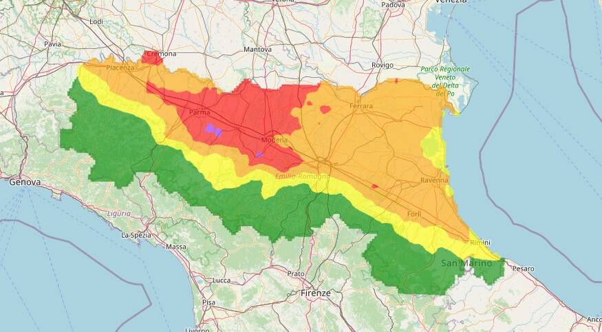 inquinamento emilia romagna 22-23 dicembre 2022