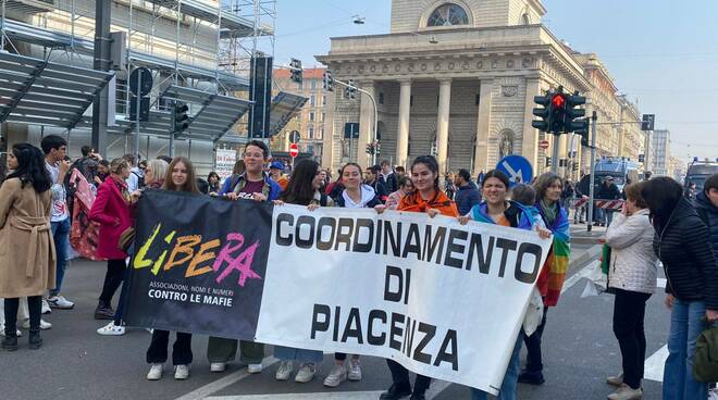 Libera Piacenza a Milano 21 marzo 2023