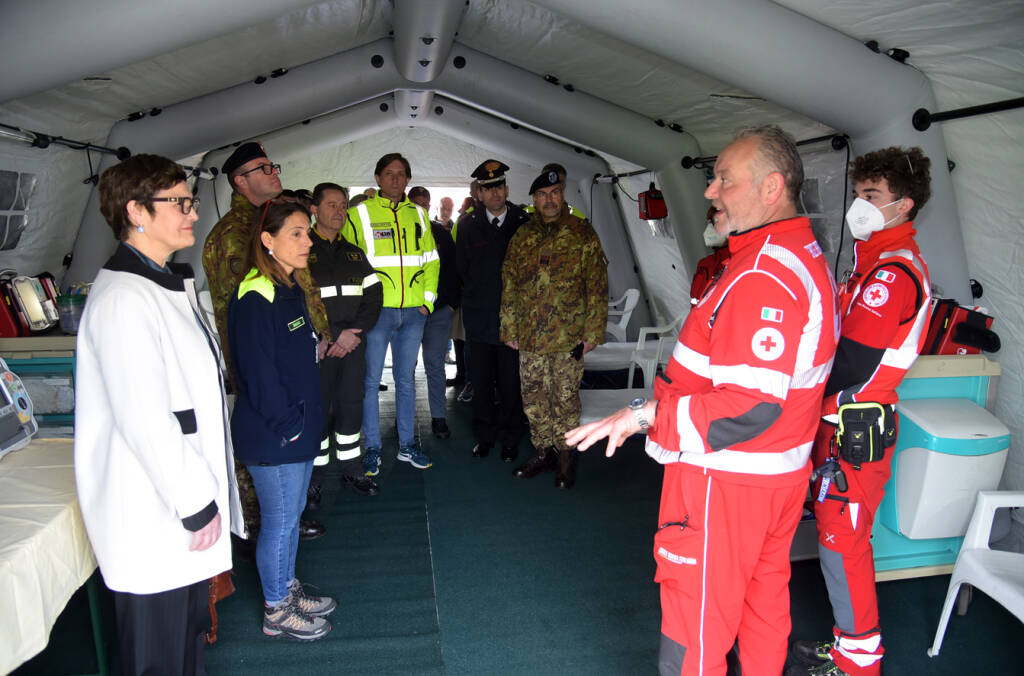 L'esercitazione della Protezione Civile