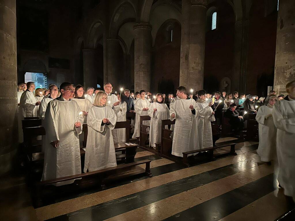 La messa di Pasqua in Cattedrale