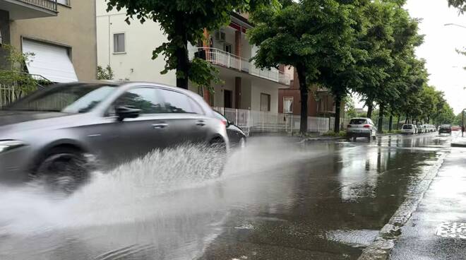 pioggia a Piacenza