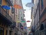 ombrelli pensili centro storico