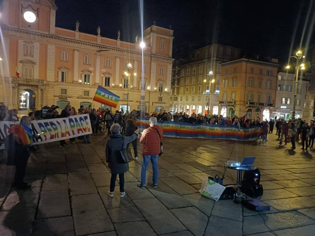 Manifestazione per la pace Israele e Palestina