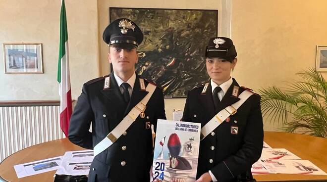 L'operato quotidiano dei carabinieri racchiuso in un calendario