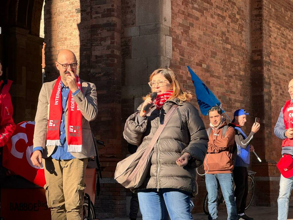 Sciopero in piazza Cgil e Uil