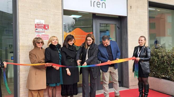 Inaugurazione sportello Iren