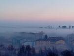 Piacenza nebbia