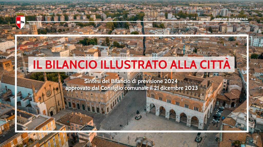 bilancio illustrato alla città