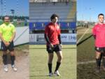 Marco Molina, Enrico Montesissa e Andrea Mazzoni Rugby Lyons Arbitri