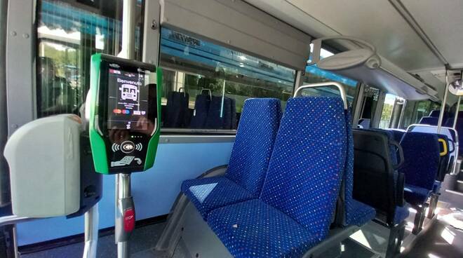 biglietto del bus digitale