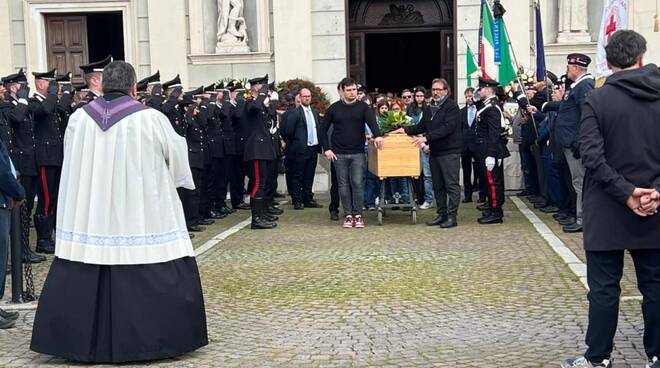 Funerali comandante Russo