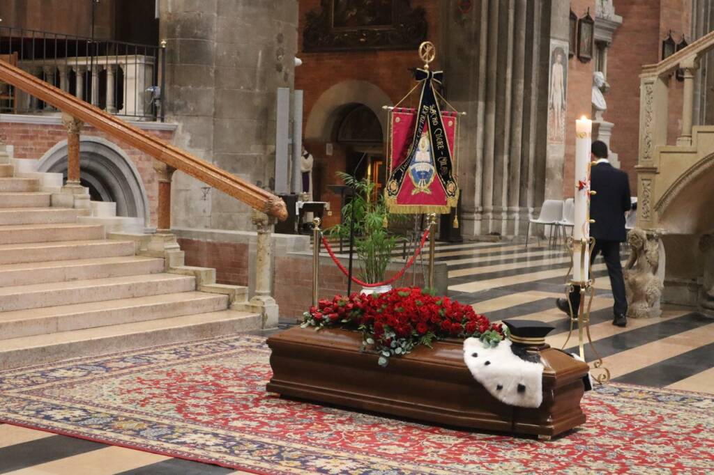 Funerali rettore Franco Anelli