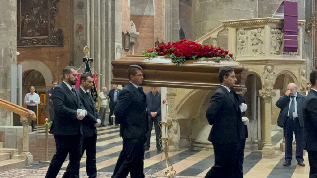 Funerali rettore Franco Anelli